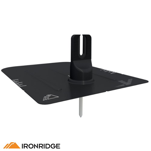 IRONRIDGE FF2-01-B1 FlashFoot2 Bonding L-foot, Black Qty1