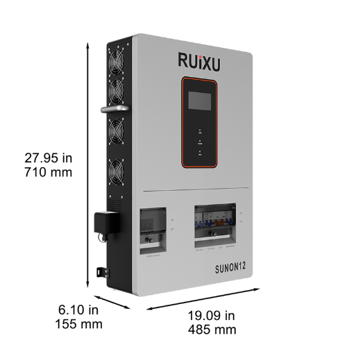 RUiXU SUNON12 Single Split-Phase Off-Grid Inverter - 12kW, UL1741