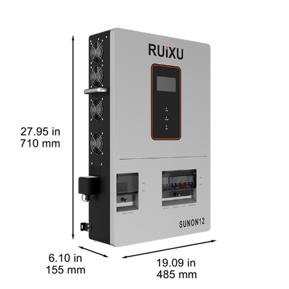 RUiXU SUNON12 Single Split-Phase Off-Grid Inverter - 12kW, UL1741