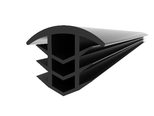 New BLIKIR 1/2 Inch Panel Gap T-Gasket Drip Seal Strip, 100ft