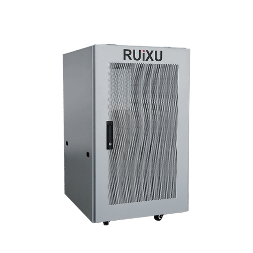 RUiXU 6-Slot Battery Cabinet with Wheels and Busbar Pre-Assembled