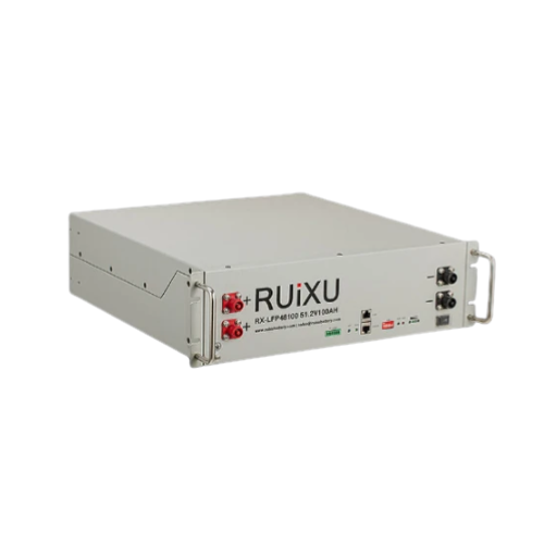 RUiXU RX-LFP48100 19" Rack Mounted 3U Server Rack Battery Module, 5.12kWh