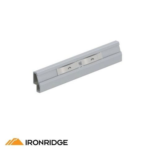 IronRidge XR100 BOSS Aluminum Bonded Splice Mounting Rail