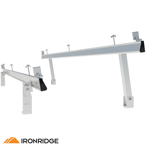 IronRidge Fixed Tilt Leg Kit 20 inch Mill for Tilt Mount