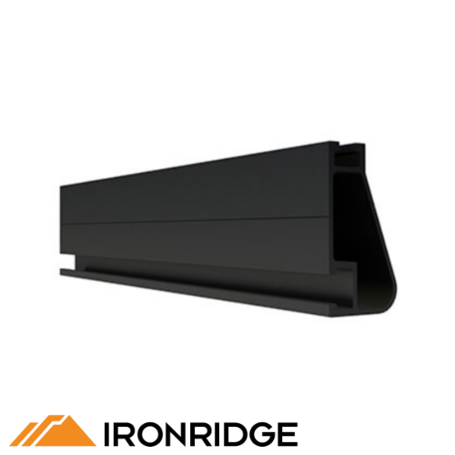 IronRidge XR100 Rail 84 inch (7 Feet) Black Anodized