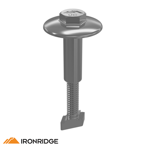 IronRidge UFO Universal Grounding Module Clamp Clear Qty 1