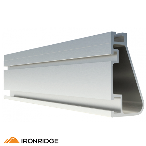 IronRidge XR1000 Rail 168 inch (14 Feet) Clear Anodized