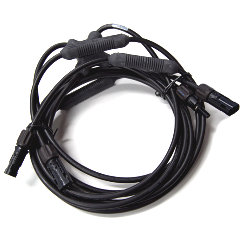 PV Wire X Adapter w/ 3A In-Line Fuse MC4/H4 Comp. FMMM 10AWG