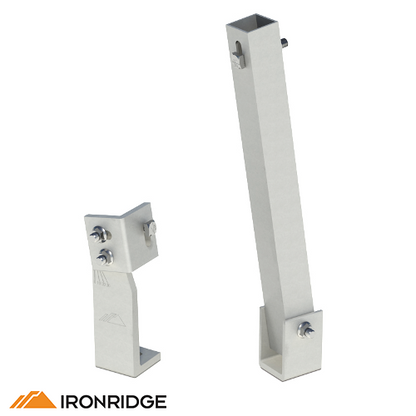 IronRidge Fixed Tilt Leg Kit 20 inch Mill for Tilt Mount