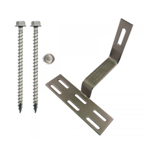 90 Degree Spanish Tile Roof Hook w/ Qt.2 1/4x3in Screws