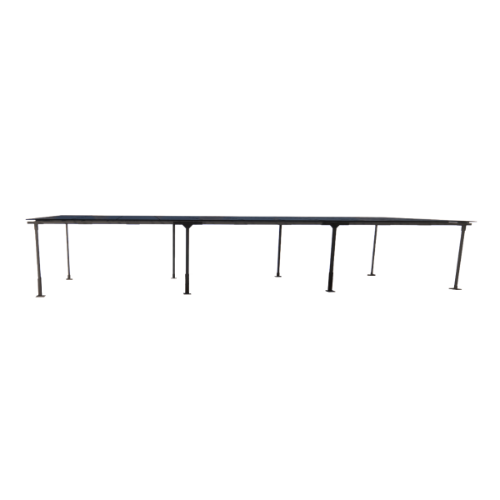 BLIKIR RCP-2 2-Car Carport Tandem Metal Structure and Racking Base