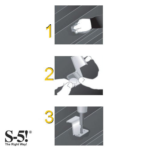 S-5! VersaBracket-47, for Metal Roofing