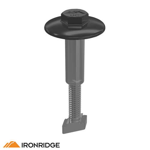 IronRidge UFO Universal Grounding Module Clamp BLACK Qty 1