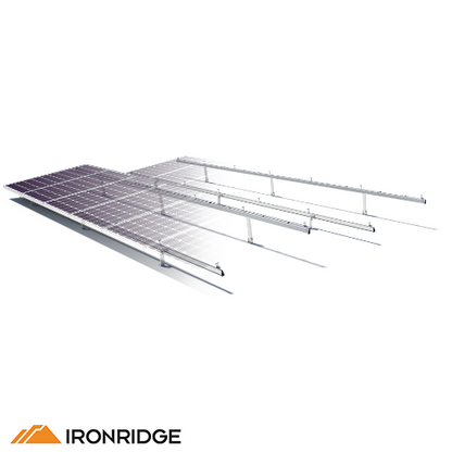 IronRidge Fixed Tilt Leg Kit 20 inch Mill for Tilt Mount