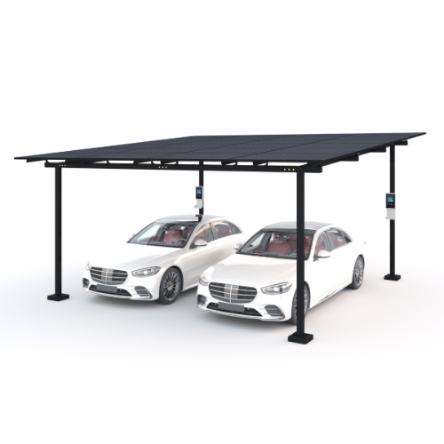 BLIKIR RCP-2 2-Car Carport/Canopy Metal Structure and Racking Base