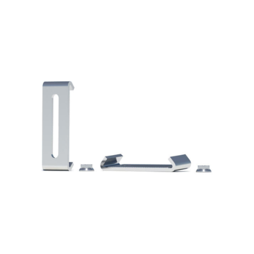 IronRidge BX Mill Finish Bottom Clamp with Hardware
