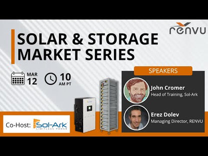 Sol-Ark 60K HV All-In-One Stackable 480V 3-Phase Hybrid Inverter