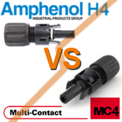 image for MC4 VS H4 - Multi-contact MC4 Compared To Amphenol H4