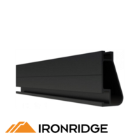 IronRidge XR100 Rail 168 inch (14 Feet) Black