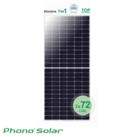 Phono Solar 380W PERC TwinPlus 144 Half Cut Cell Mono Tier 1 Solar Panel PS380MH-24/TH